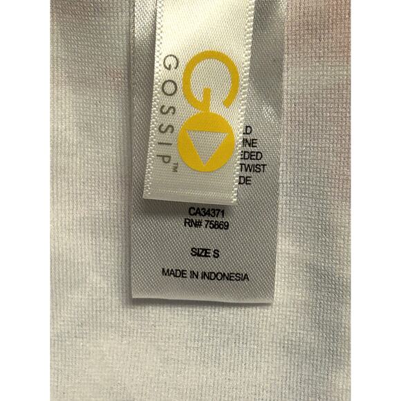 GO Gossip NEW Palm Dazed Strappy Hipster Bikini Bottoms Size Small - Picture 3 of 6